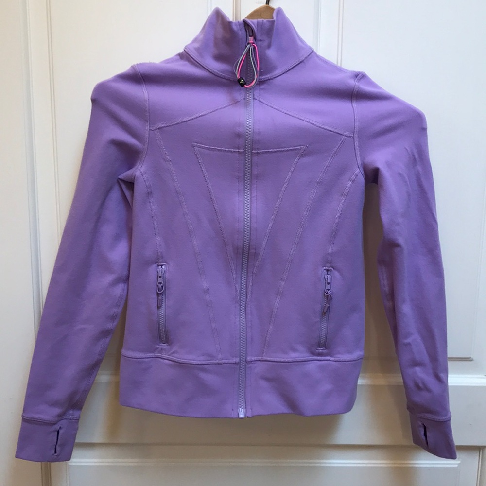 Ivivva zip-up active jacket girls 10 purple